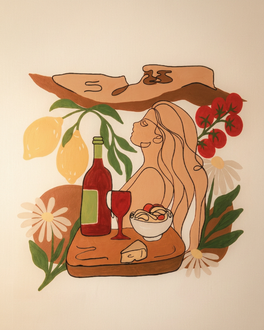 Mural Daisy's Kitchen