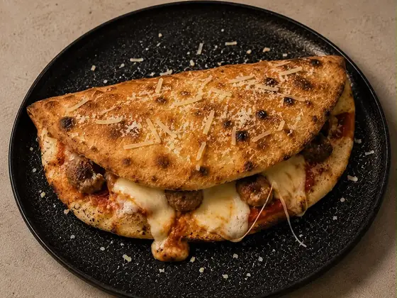Calzone di Polpette